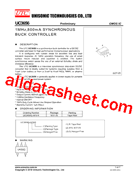 UC3656G-AF5-R型号图片