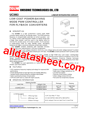 UC3863G-D08-T型号图片