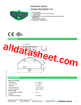 UC500-F65-IE2R2-V15型号图片