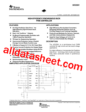 UCC2541PWPR型号图片