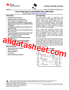 UCC27423DGNRG4型号图片