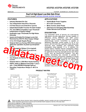 UCC27525DSDR型号图片