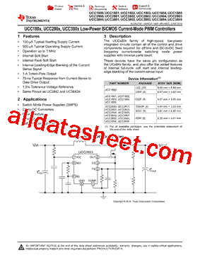 UCC2802-Q1型号图片