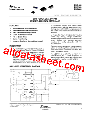 UCC2806N型号图片