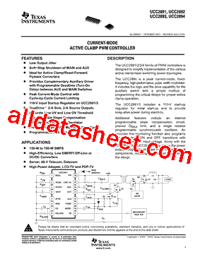 UCC2894PWRG4型号图片