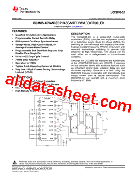 UCC2895-Q1型号图片