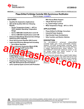 UCC28950QPWRQ1型号图片