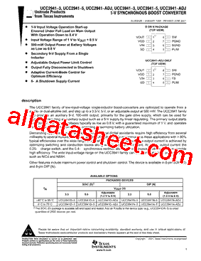 UCC3941N-ADJG4型号图片