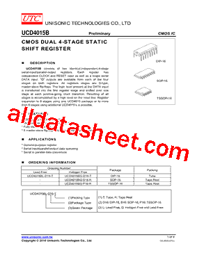 UCD4015B型号图片