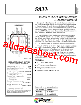 UCN5833EP型号图片