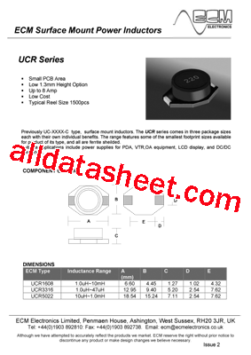 UCR1608T-681型号图片