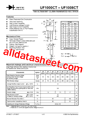UF1008CT型号图片