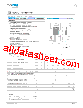 UF1604FCT型号图片