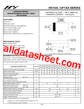 UF1XA型号图片