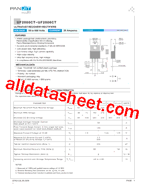 UF2003CT型号图片