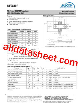 UF2840P型号图片