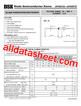 UF4003G型号图片