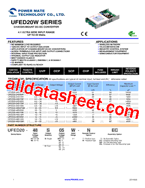 UFED20-24D12W型号图片