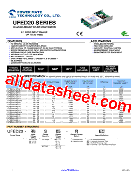 UFED20-24S15型号图片