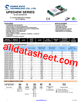 UFED40-48S24W型号图片