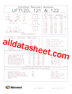 UFT12015A型号图片