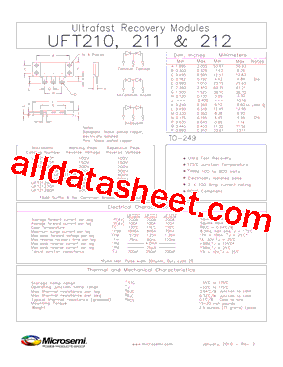 UFT21015型号图片