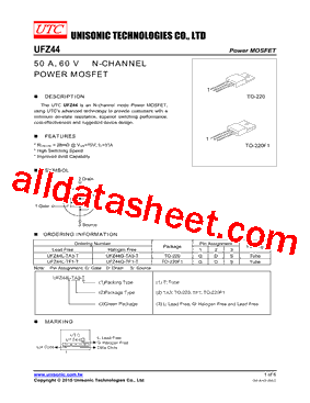 UFZ44L-TA3-T型号图片