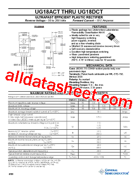 UG18DCT-E3/45型号图片