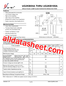 UG2KB100A型号图片