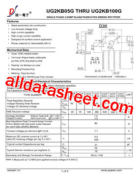 UG2KB40G型号图片