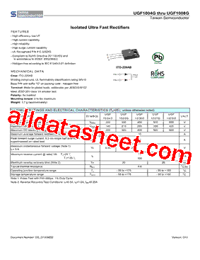 UGF1007G型号图片