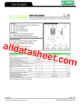 UGF10L08GS型号图片