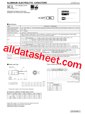 UKL1E152MDD型号图片