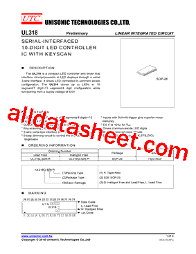 UL318L-S28-R型号图片