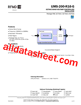 UMS-200-R16-G型号图片