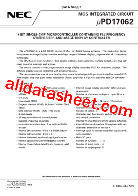 UPD17062GC型号图片