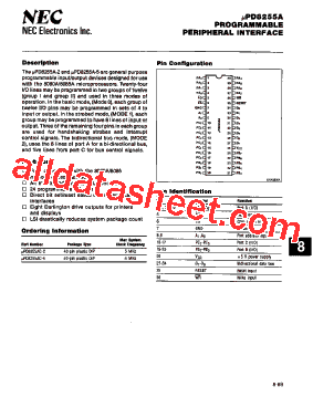 UPD8255A-5型号图片