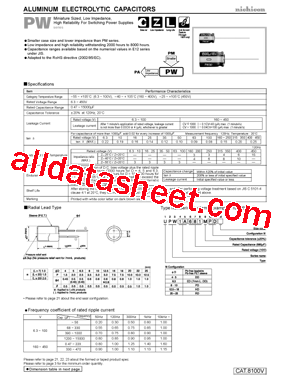 UPW1A101MRD型号图片