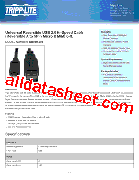 UR050-006型号图片