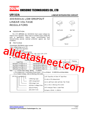 UR133AL-XX-AB3-D-K型号图片