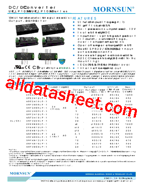 URF4815LP-10WR3型号图片