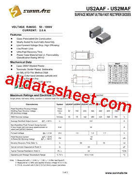 US2JAF型号图片