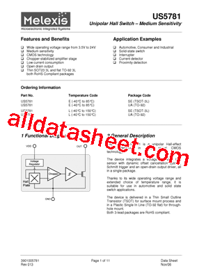 US5781LSE-AAA-000-RE型号图片