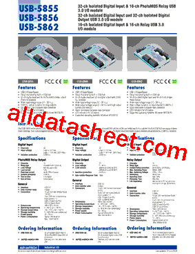 USB-5855-AE型号图片