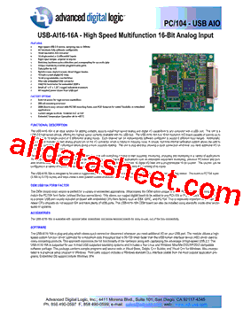 USB-AI16-16A型号图片