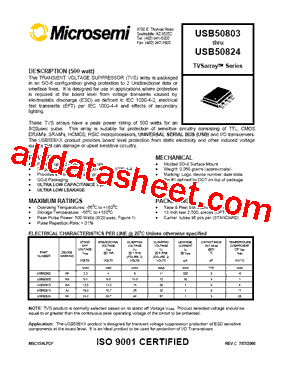 USB50803型号图片