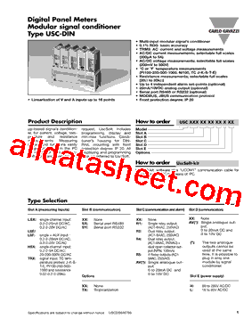 USCTRXXXR1AVHTX型号图片