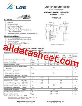 USF1060C型号图片