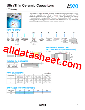 UT02ZD103MAT2E型号图片