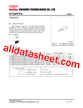 UT136FFP-5-TF3-R型号图片